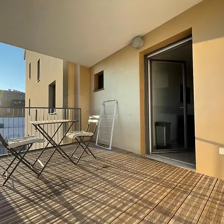 アパート Harmonieusement Amenage Avec Parking Et Terrasse Vers La Cite Du Vin *